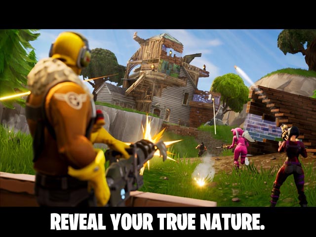 Fortnite Screenshot and Hint 1. Reveal your true nature !