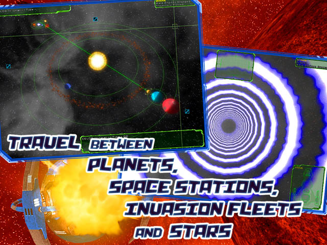 Star Interceptor Screenshot and Hint 1. Travel between Planets, Space Stations, Invasion Fleets and Stars!